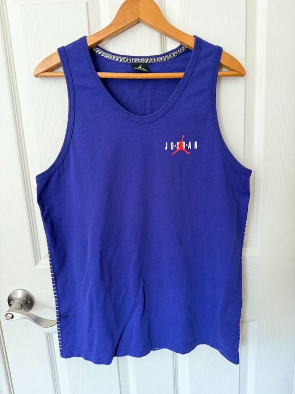 Jordan Jumpman Tank Top Purple/White Large